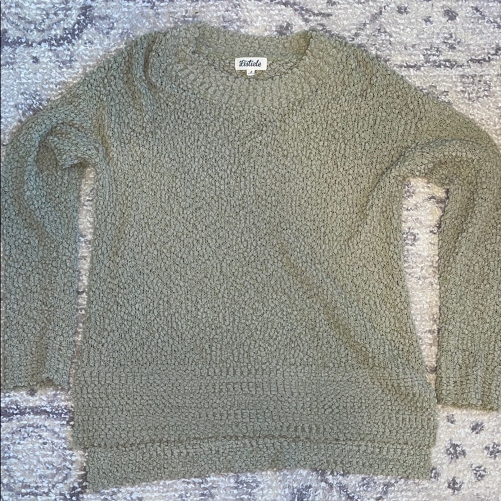 Listicle Popcorn Sweater